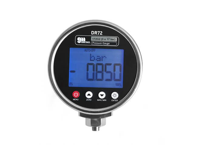 DR72 manometer - Gometrics Calibration